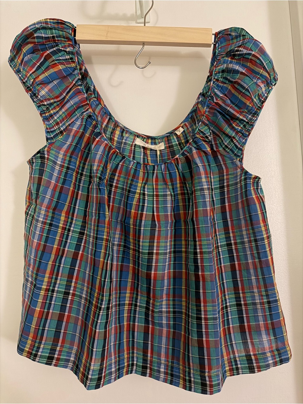 Doen Jessa Top in Alderbrook plaid (M)
